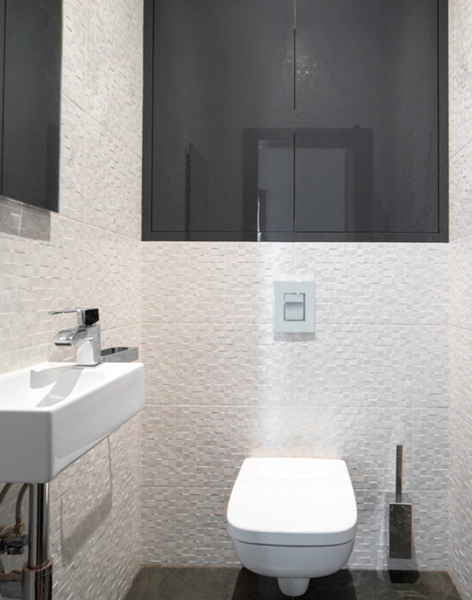 Kompletní řešení interiéru koupelny studia ZAKI Design