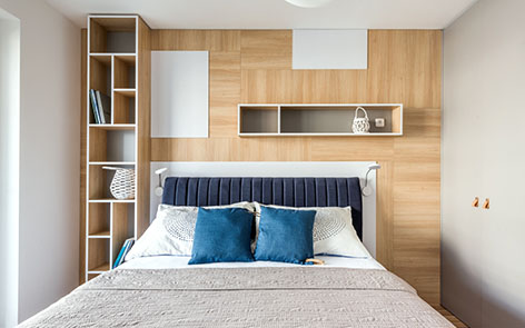 Kompletní řešení ložnice studia ZAKI Design