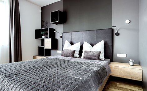 Realizace ložnice studia ZAKI Design