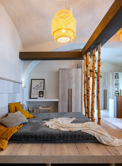 návrh a realizace koupelny se dřevem
