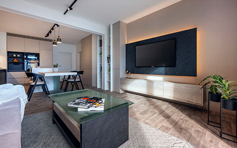 interiér bytu Nehvizdy